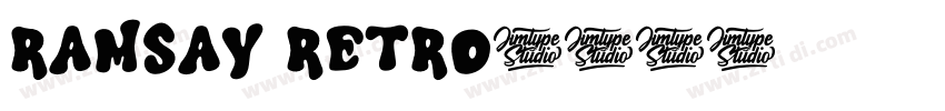 Ramsay Retro字体转换
